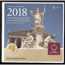 2018 - AUSTRIA Divisionale Ufficiale Euro Centenario Repubblica d'Austria Fior di Conio
